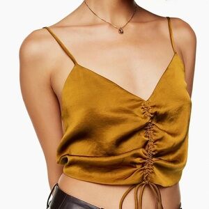 Aritzia Wilfred  Ruched Camisole Top